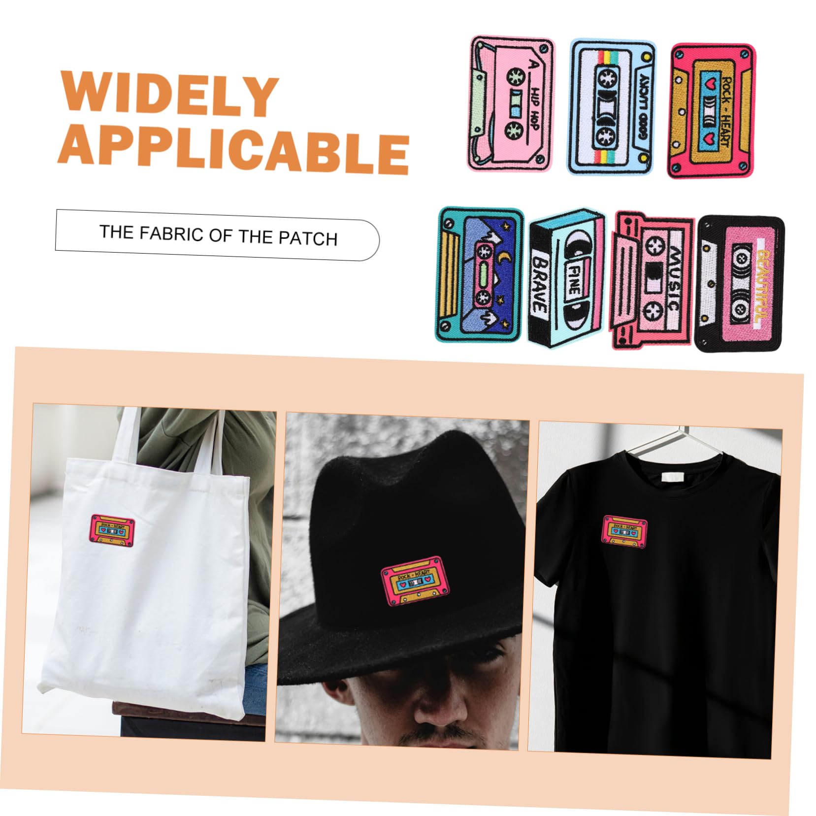 STOBOK 35 Piezas De Bordados Gorras Para Abrigos Para Planchar De Dibujos Animados Accesorios Para Sombreros Reemplazables Para Planchar