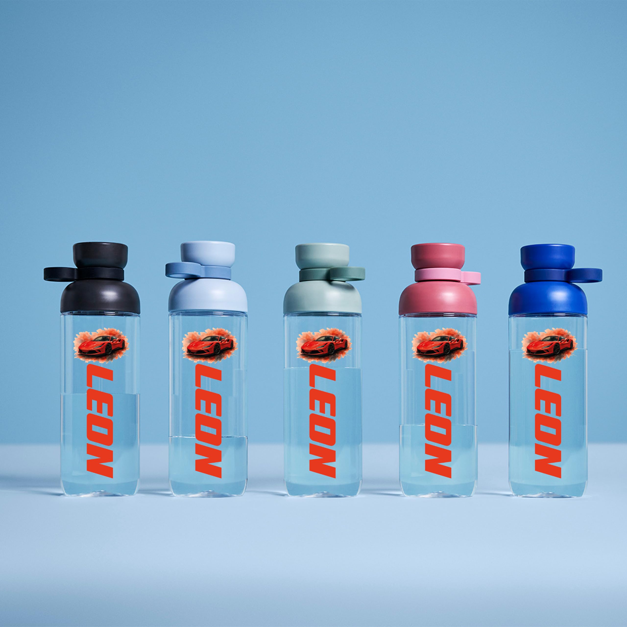 Mepal Personalisierte Brotdose Trinkflasche | Rennwagen Sportwagen Auto | Geschenk Einschulung Mädchen Junge Kitastart Schule Schulanfang Lunchbox Flasche Bento Box Vesperdose Kindergarten Schulkind