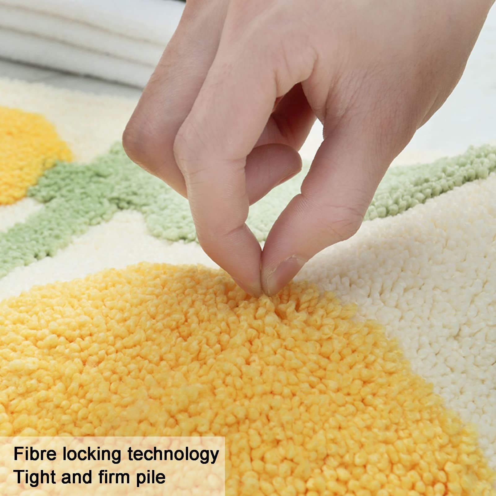 Alfombrilla de baño antideslizante para baño, alfombra de ducha antideslizante que absorbe la humedad, alfombra de baño agradable al tacto, tapete de baño para hotel, 4 colores