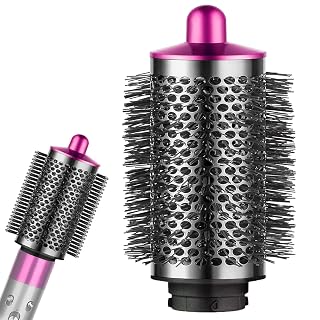 Chuancheng Grande brosse volumisante ronde améliorée pour accessoires Dyson Airwrap, brosse volumisante pour cheveux mous et plats