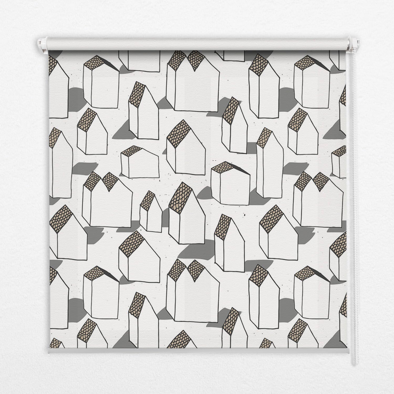 Store banne enrouleur Tulup 50x50cm créez un coin de fraîcheur dans votre cuisine blanche