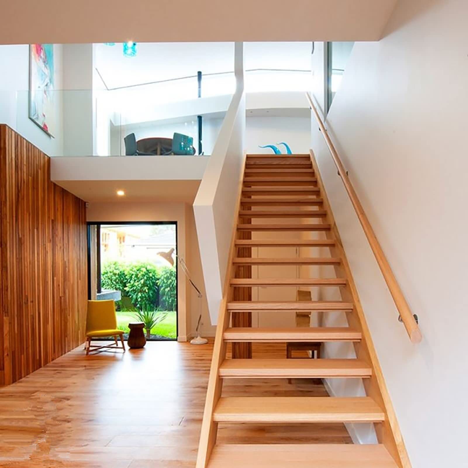 Wooden Handrails For Stairs, 30-450cm Stair Banister Handrail For - View #11