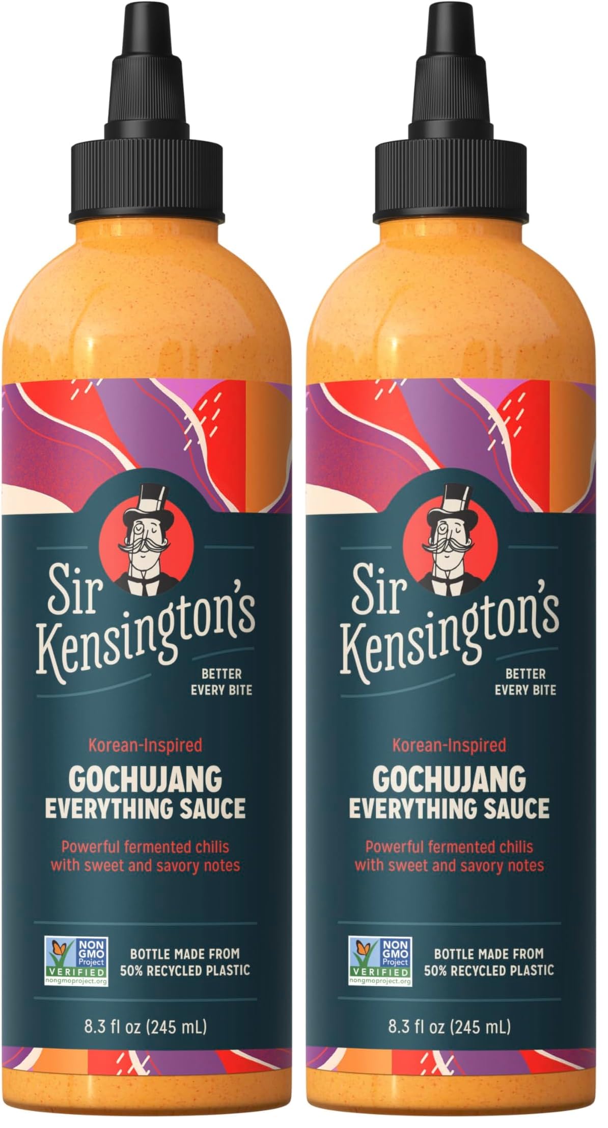 Sir Kensington's Everything Sauce Gochujang Dressing Dip and Drizzle Keto Diet Certified Dairy Free Gluten Free Non- GMO Project Verified Shelf-Stable 8.3 oz (Pack of 2)