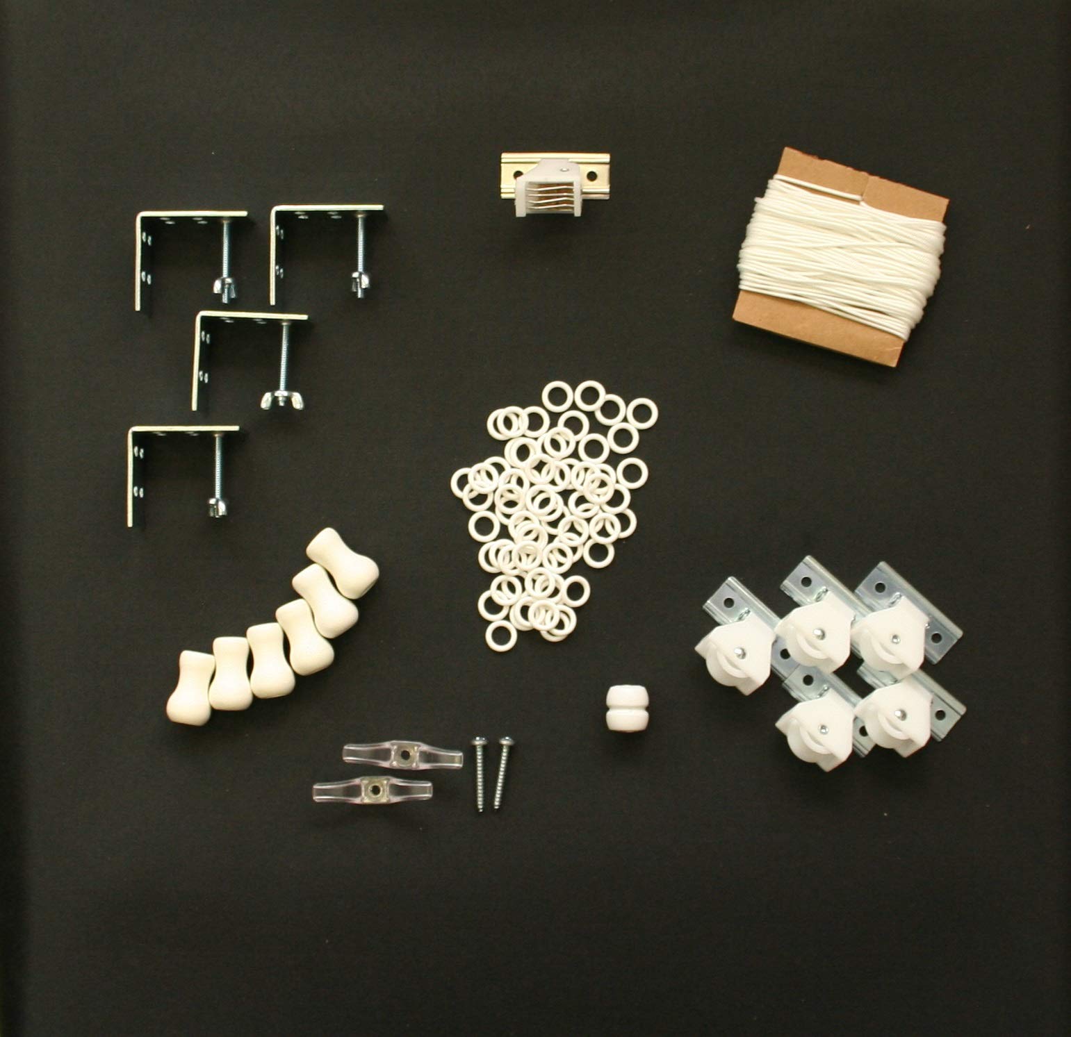 Buy AllinOne Large Roman Shade Hardware KIT, in White (Cord Lock