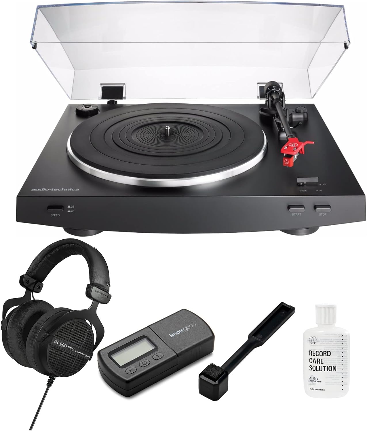 AudioTechnica ATLP3BK Fully Automatic BeltDrive Stereo