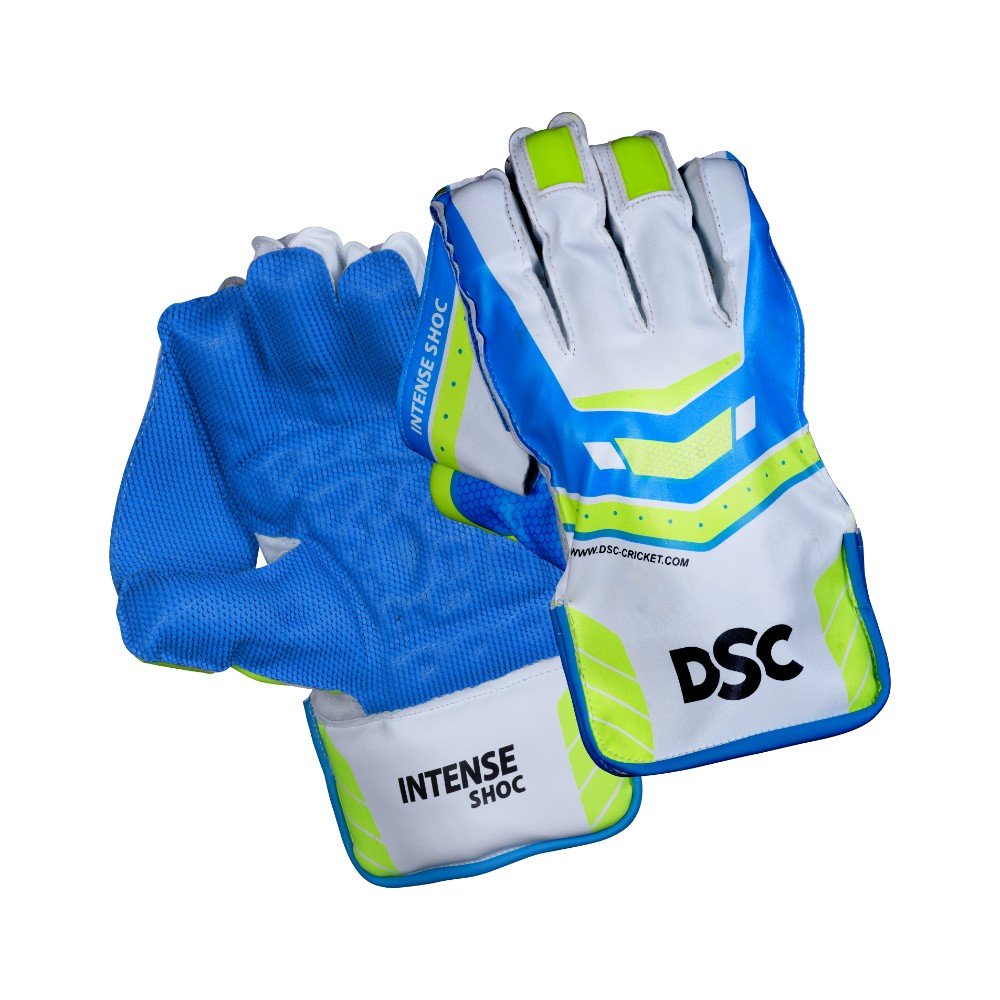 DSC 1500630 Intense Shoc Cricket Wicket Keeping Gloves Youth