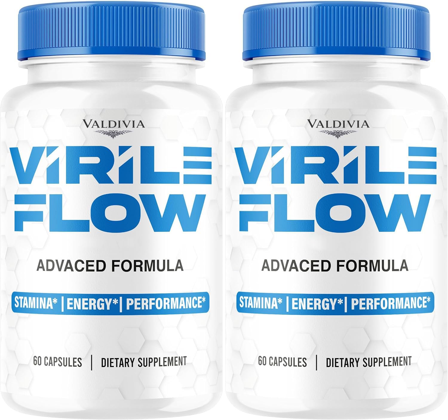 Virile Flow Capsules, Maximum Strength All-Natural Supplement for Men, Official VirileFlow Advanced Premium Formula Vitamin Pills, 120 Capsules for 2 Months
