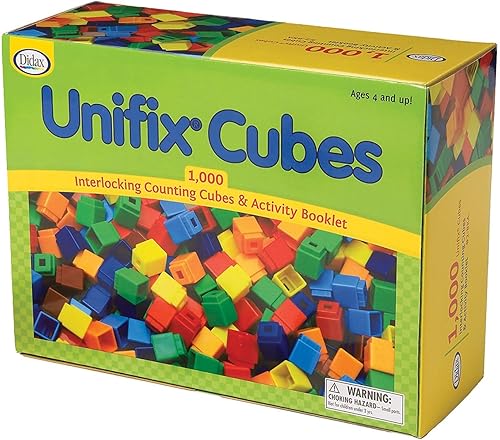 Didax - Cubos Unifix, set de 1000 unidades