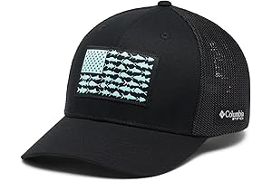 Columbia Unisex PFG Fish Flag Mesh Ball Cap