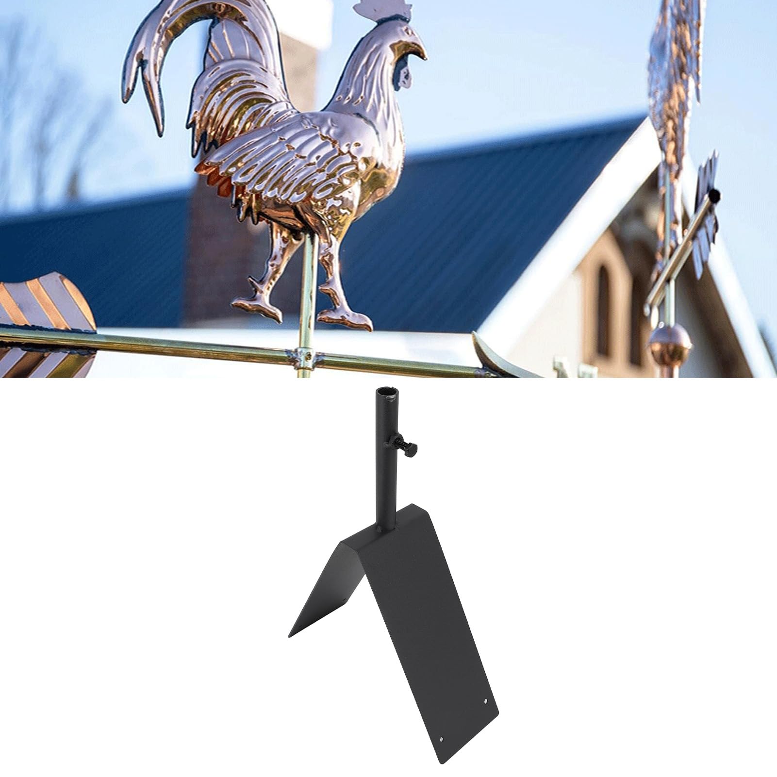 Shuiniu Supports De Montage Robustes Pour Girouette | Support De Montage En Métal Pour Toit Ou Coupole