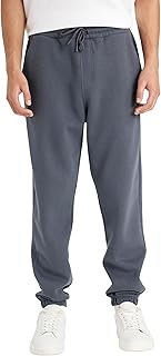 بنطلون منسوج بقصة عادية للرجال X8286AZ من ديفاكتو