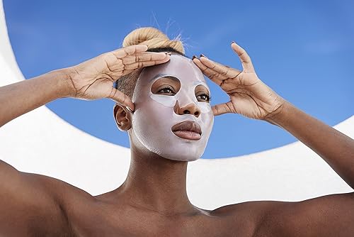 Miniatura 5 de BioRepublic - Mascarilla facial orgánica para calmar y calmar  Hidrata, ilumina y nutre la piel  Mascarillas orgánicas de biocelulosa para una