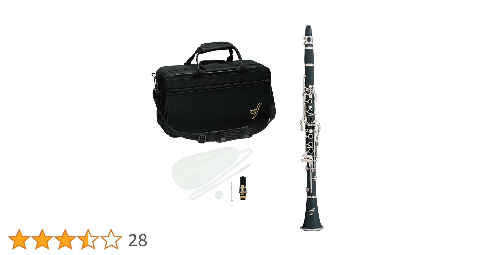 Amazon.co.jp: Zeff Clarinet B♭ Tube, Boehm Type, Bakelite