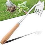 Japanese Weed Puller Tool Gardening Hand Weeder Tools,Manual Hand Pulling Weeder for Vegetable Gardening Backyard Farm Planting & Weeding Removal Quick Work