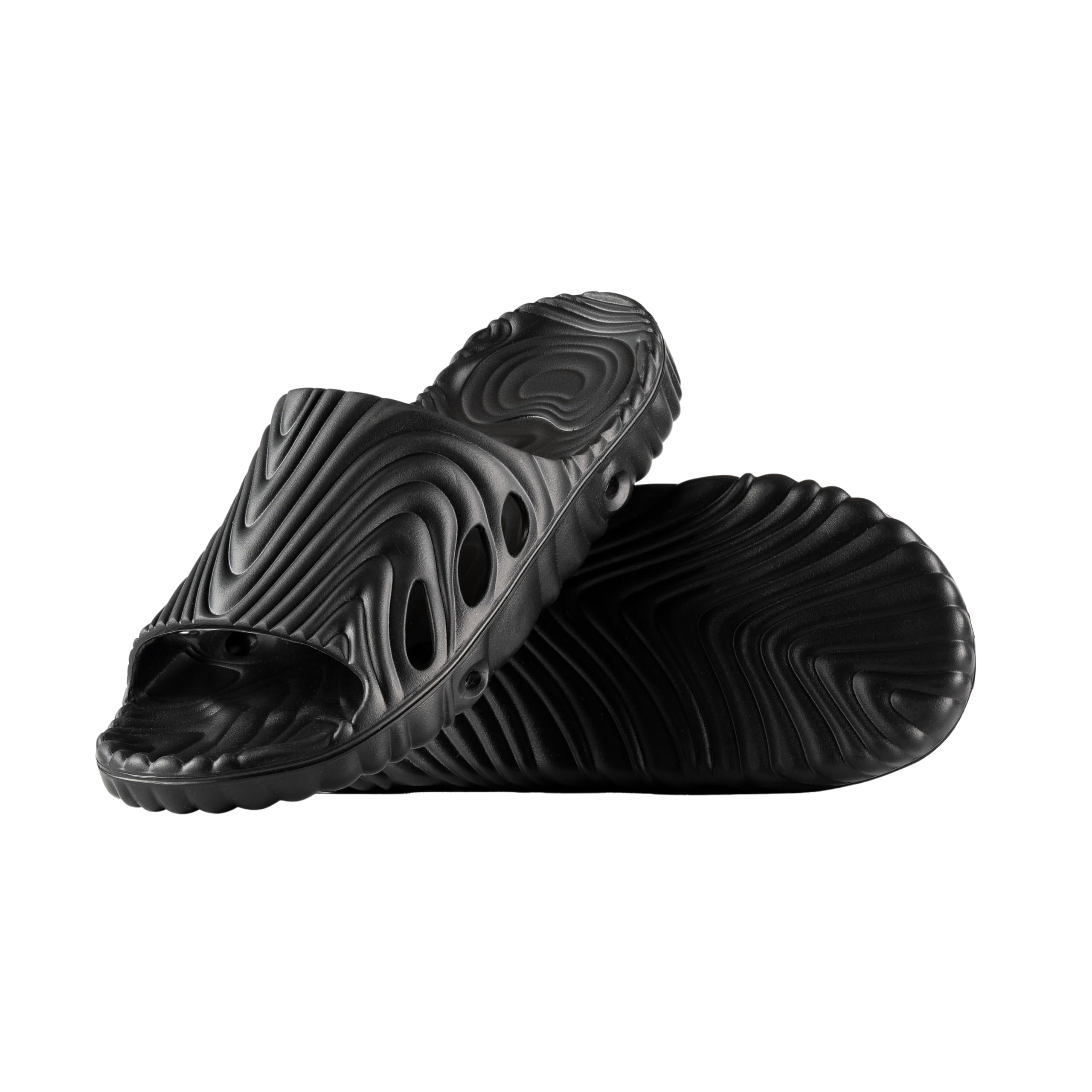 Shower Shoez Mens and Womens Non-Slip, with Side Drain Holes and Arch Support