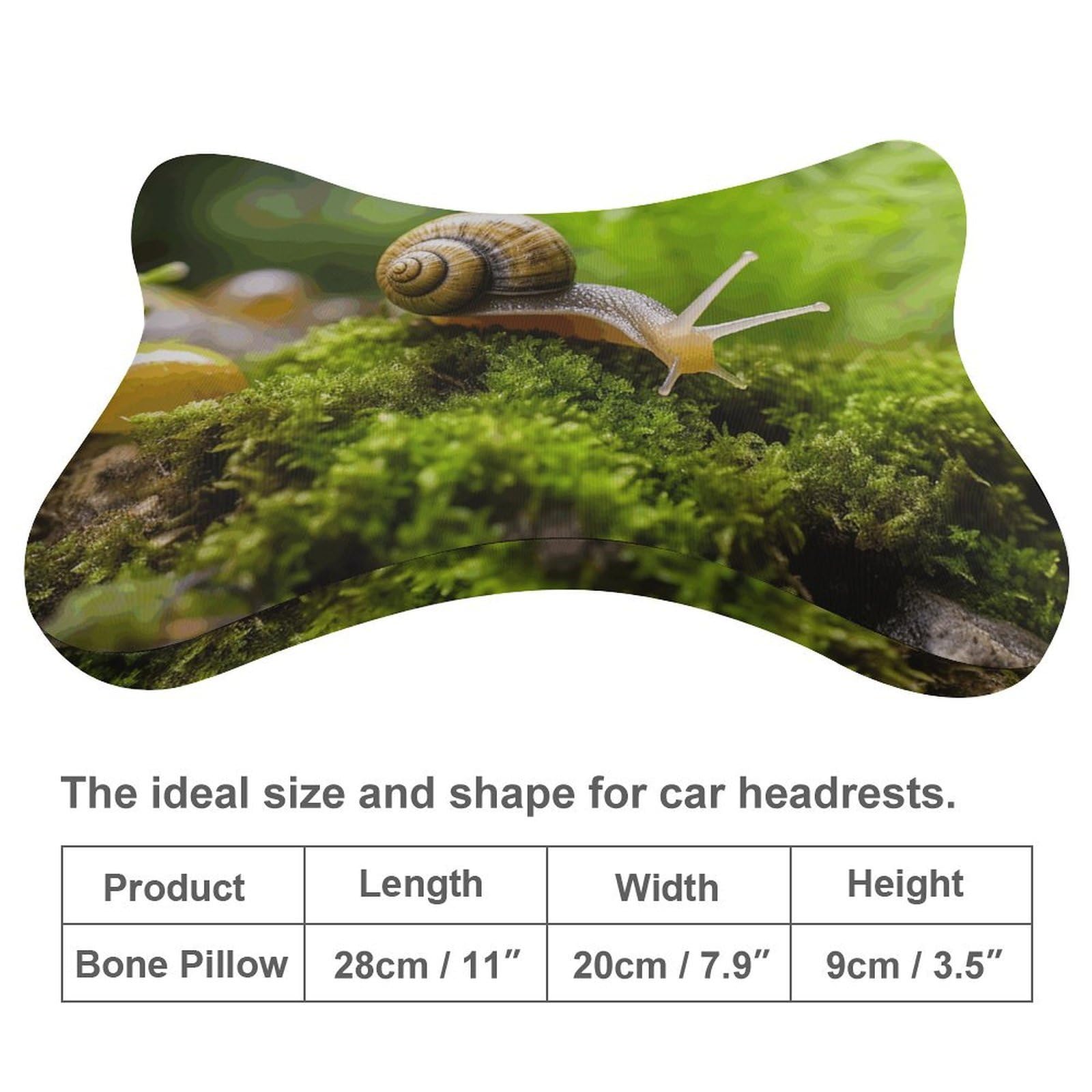 Almohada de caracol para gatear, núcleo de almohada de espuma viscoelástica, cojín, proporciona apoyo para el cuello, almohadas de coche para viajes y oficinas en casa.