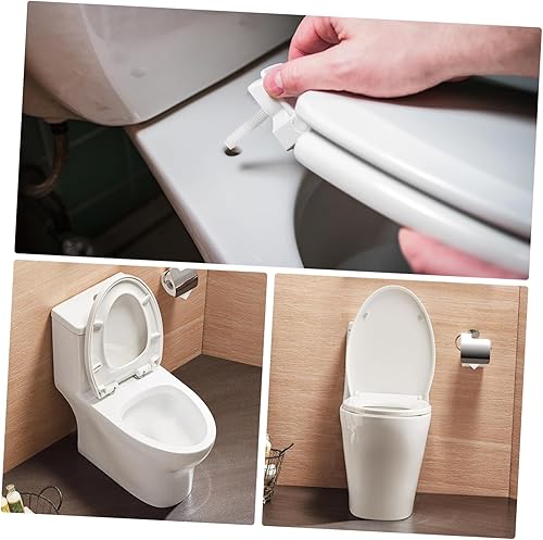 Miniatura 4 de Veemoon Tornillos de anclaje de asiento de cubierta de inodoro, bisagras de montaje, perno de inodoro, perno de inodoro, tornillo de inodoro,