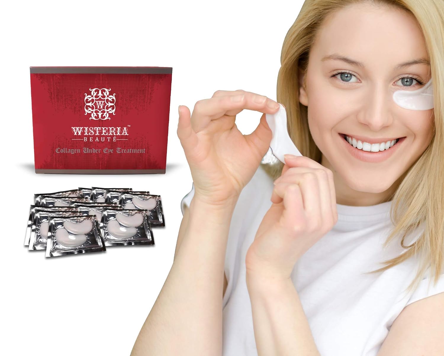 Wisteria Beaute Luxury Hydrogel Collagen AntiAging Under