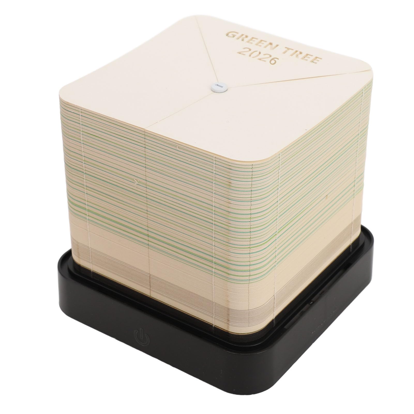 CHICIRIS 3D Notizblock mit Einzigartigem Baumhaus-Design (GREEN)