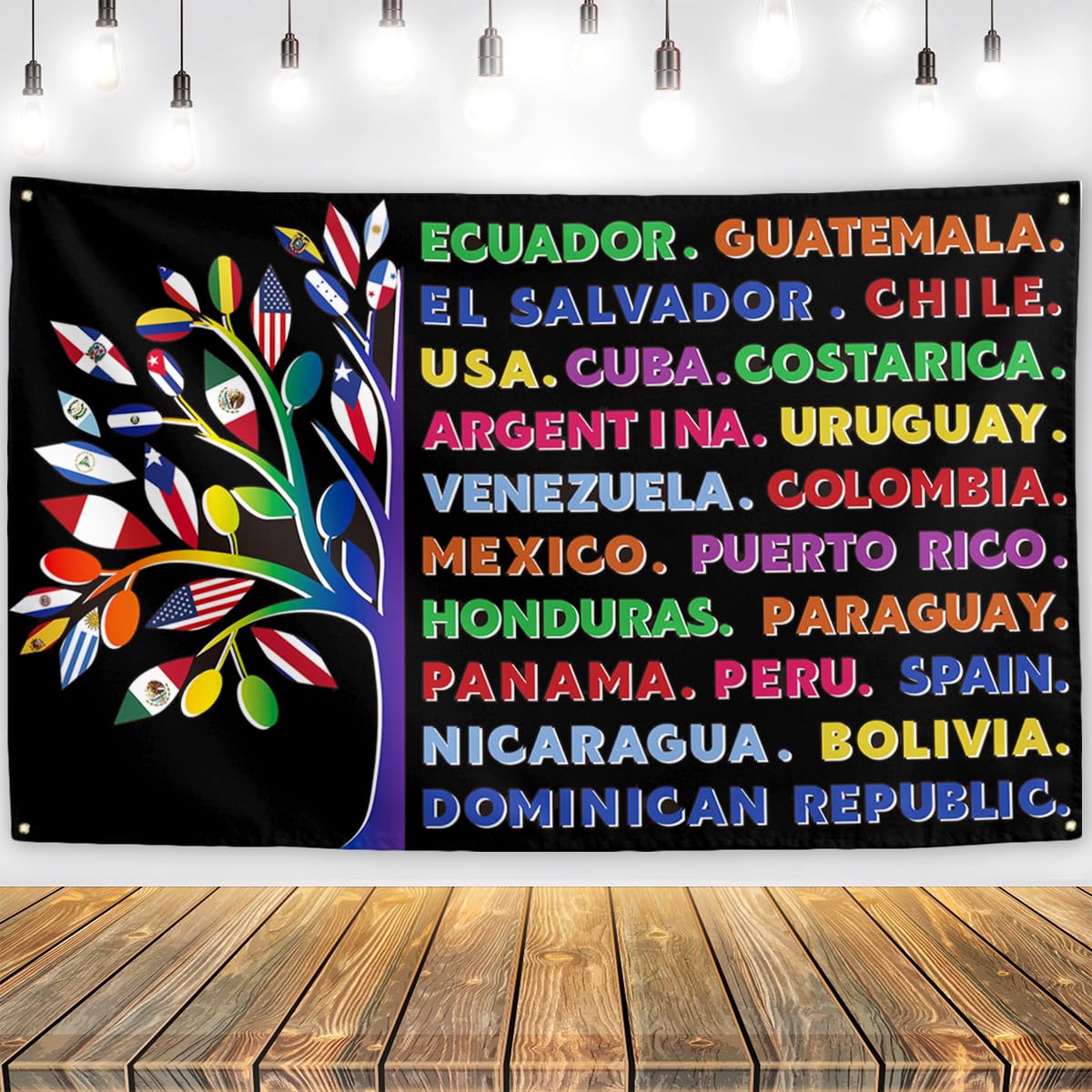 Hispanic Heritage Month Decorations Latin American Banner Spanish Classroom Decorations National Hispanic Heritage Month Decorations for Classroom