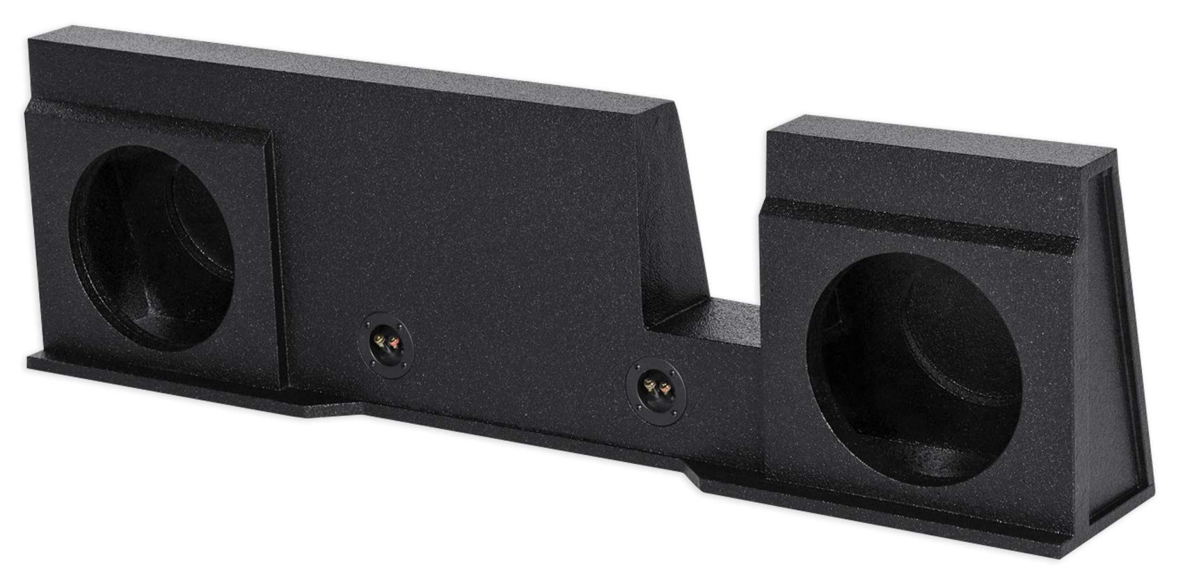 Q Power Dual 10-Inch Sealed Subwoofer Enclosure for 2004-2008 Ford F150 Extended Cab SuperCrew, Custom Fit, Durable MDF, Deep Bass, for Car Audio Enthusiasts