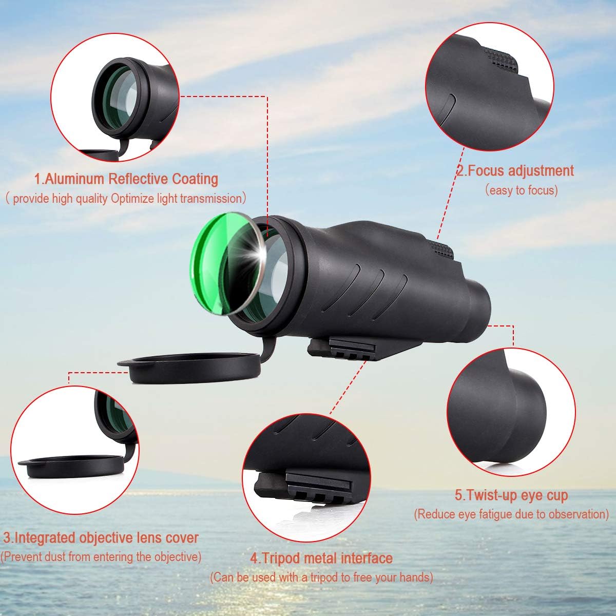 🛒 Crazy Deals SVBONY SV32 Monocular Telescope,10x50,High Definition,High Power,Compact,for Adults,Waterproof,High Power,for Birding,Hunting,Widelife Viewing,Sports Competition,with Hand Strap Buy 1 get 1 SVBONY SV32 Monocular Telescope,10x50,High Definition,High Power,Compact,for Adults,Waterproof,High Power,for Birding,Hunting,Widelife Viewing,Sports Competition,with Hand Strap