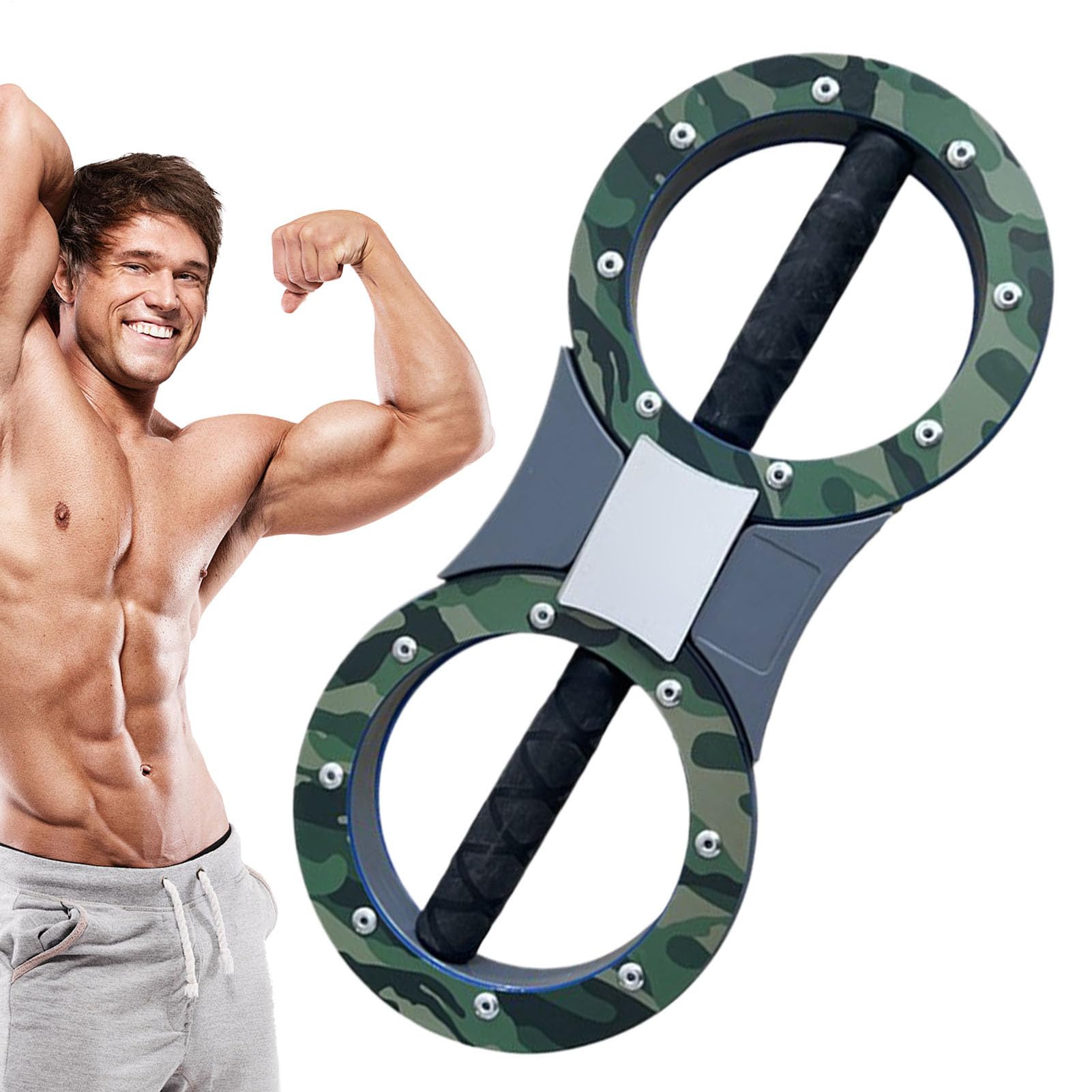 Entrenador de Fuerza de Antebrazo Ejercitador de Músculo de Brazo Ajustable | Tonificador Muscular Multifuncional, Accesorio De Gimnasia Portátil Para Casa U Oficina