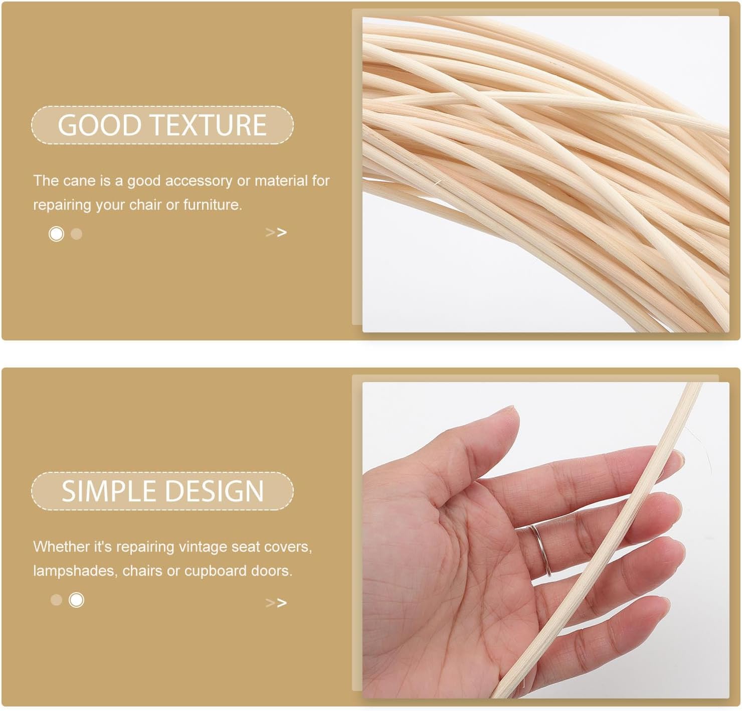 Rattan Cane Roll for DIY Craft Projects Chair and Cupboard Doors