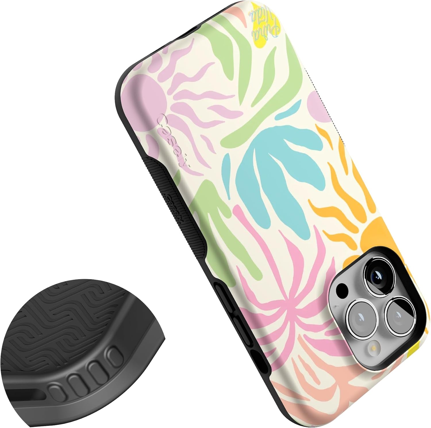 Casely iPhone 13 Pro Case | Pura Vida | Oasis | Bold Protective Design | Compatible with MagSafe