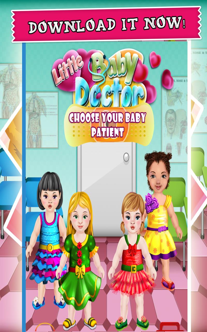 Little Dolly Doctor Baby Care Hospital & Dressup Makeover Free