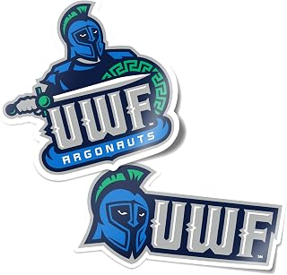 Desert Cactus University of West Florida Sticker UWF Agronauts Vinyl Decal Laptop Water Bottle Car Scrapbook Sheet (4 Inch Set V1)