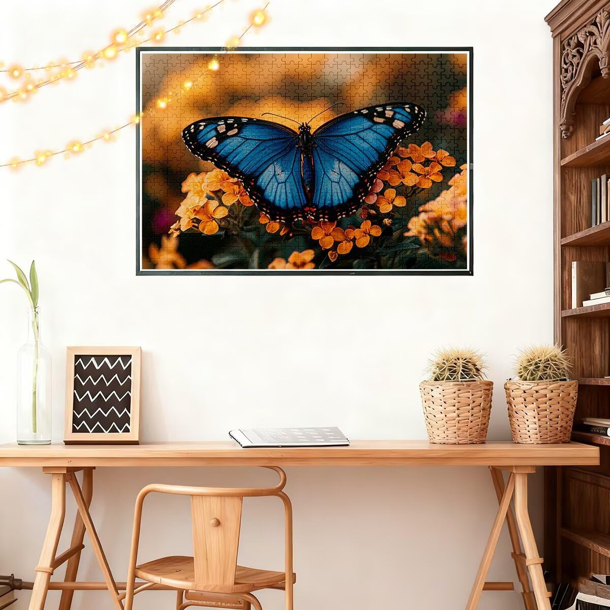 Puzzle 6000 Piezas Adultos Mariposa Puzzle para Adultos Flor Rompecabezas Juguetes Educativos Regalos Originales para Mujer Rompecabezas Entretenimiento Creativo Divertido Familia Juego 179x105cm D-33