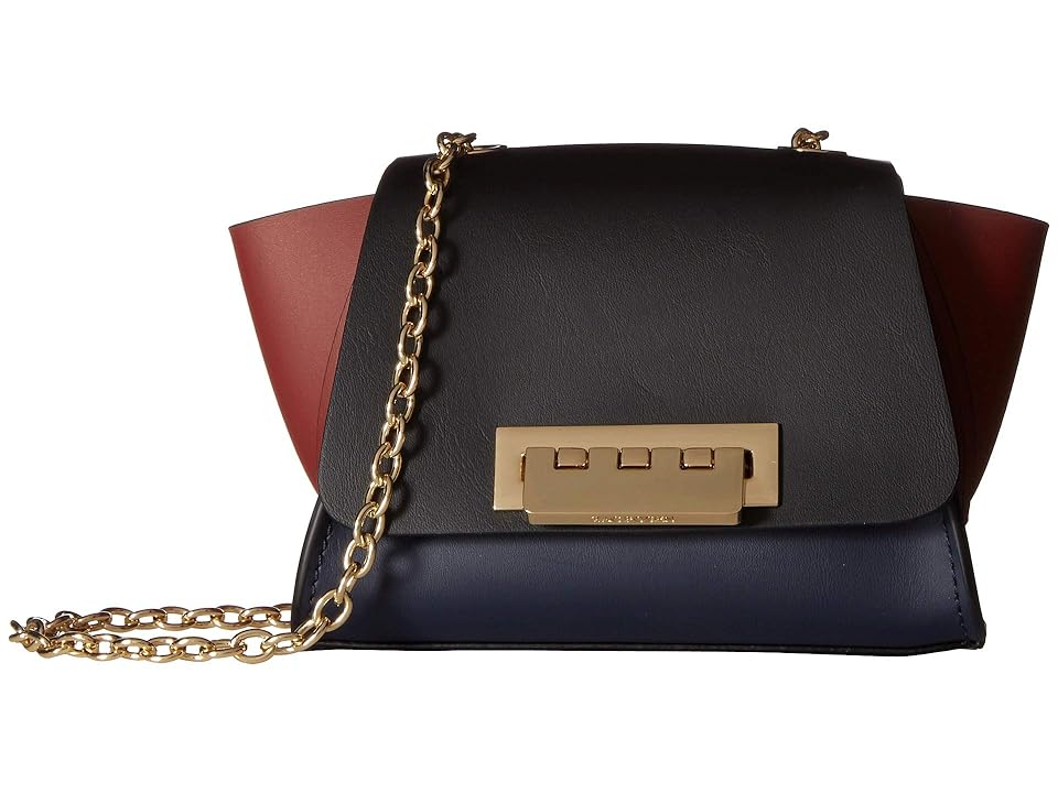 

ZAC Zac Posen Eartha Mini Chain Crossbody (Black Color Block 1) Cross Body Handbags