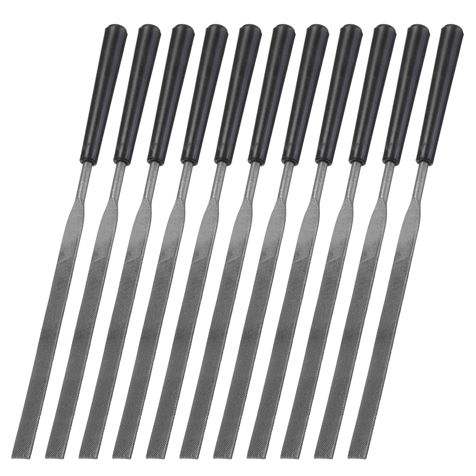 Limes aiguilles plates acier de haute dureté 3x140mm poignée confort