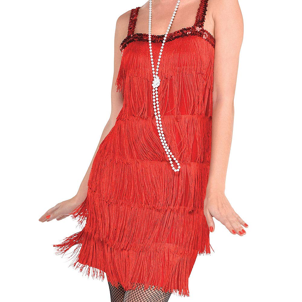 red flapper dress amazon Amazon.com: Orion Costumes 1920s Red Flapper Women's Costume Dress