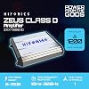 Hifonics Zeus 1200 Watt Max Class D Monoblock Car Audio Amplifier | ZXX-1200.1D