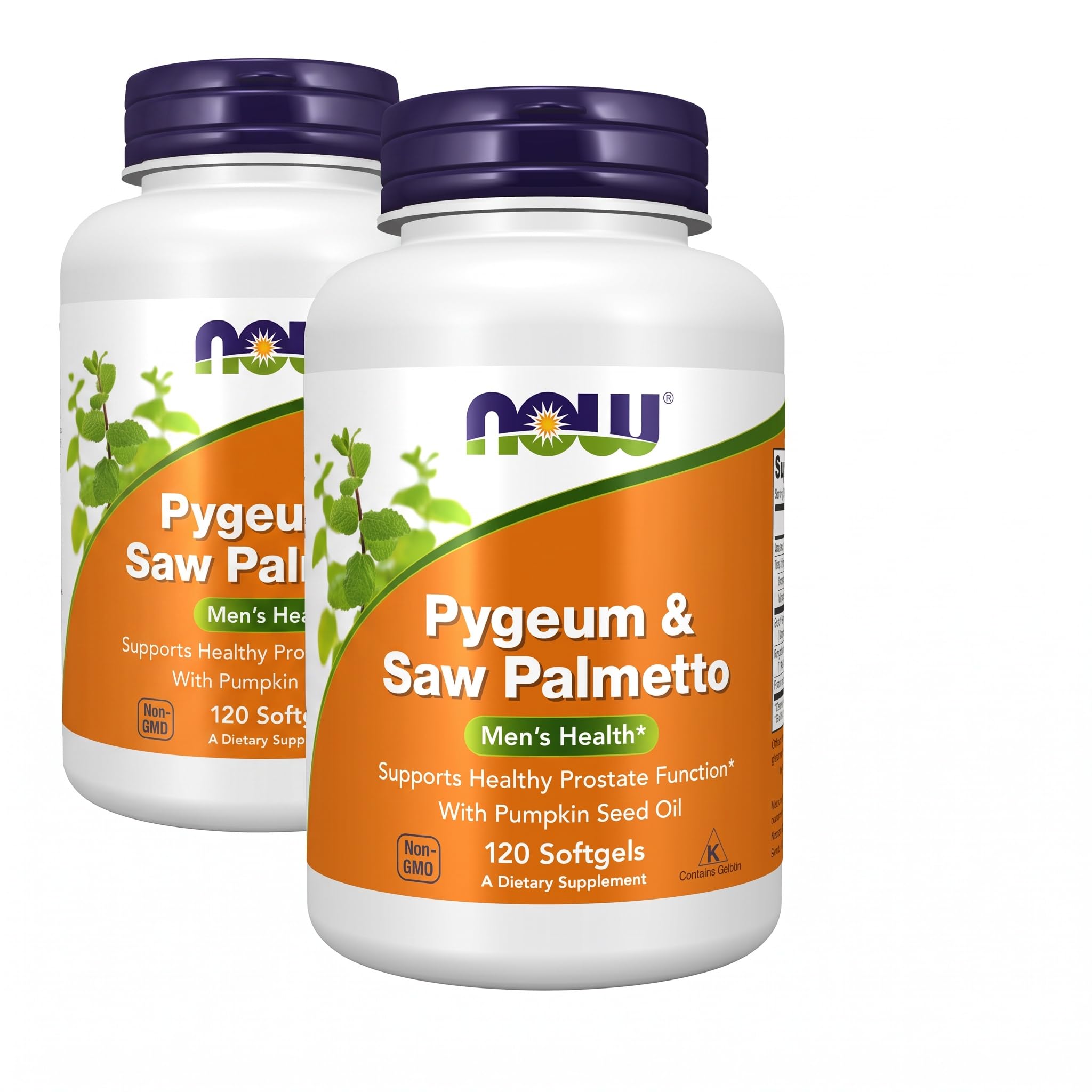 NOW Supplements, Pygeum & Saw Palmetto with Pumpkin Seed Oil, 60 Softgels — Amazon image 10