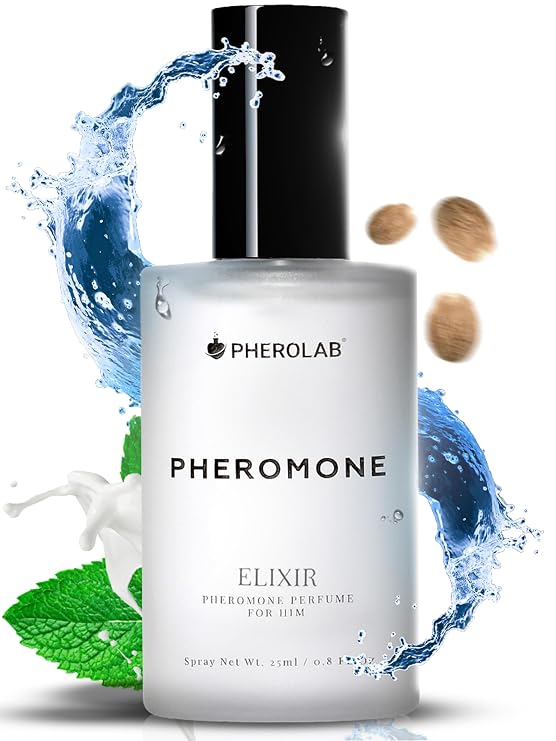 Pheromone Cologne for Him, Best Way to Get Immediate Attention - Elixir Men's Fragrance - Alcohol-Free 25ml