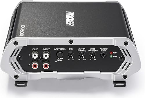 Miniatura 4 de Kicker 43DXA5001 Amplificador de subwoofer clase D de audio para automóvil 1000 W Sub Amp DXA500.1 (renovado)