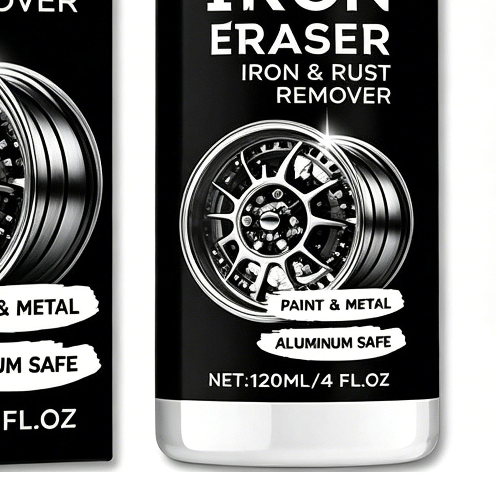 Generico Rimuovi Ruggine per Auto - 120ml Pulizia Profonda Multifunzione,Smacchiatore Portatile per Ruggine - per Vernice Auto Cerchi Moto SUV Berlina Camper Barca Utensili Catene Freni