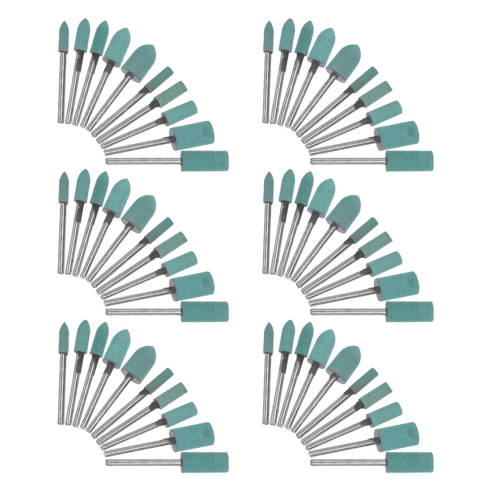 Accessoires de polissage pour perceuse : lot de 100 outils rotatifs en caoutchouc