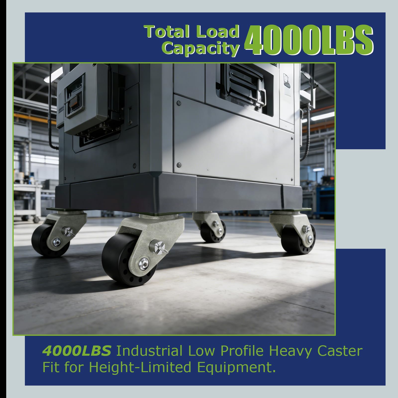 Heavy Duty Casters - 4000 lb Capacity -5