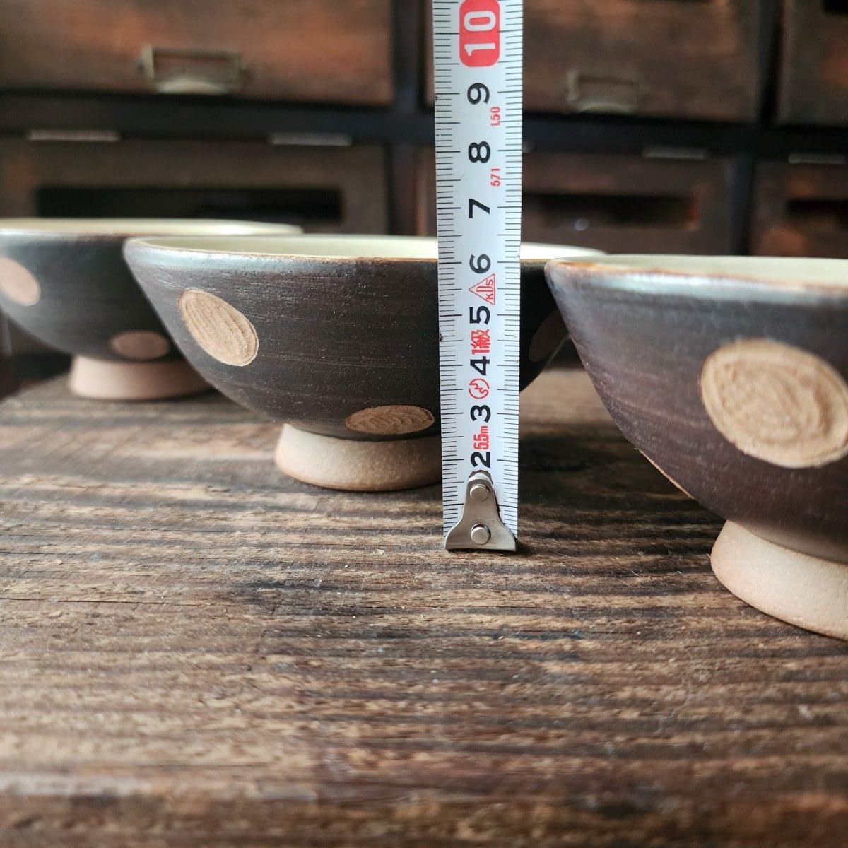 No.112　新品　やちむん　マカイ(飯碗)　3点 No.112 やちむん マカイ(飯碗) 3点 No.112 新品 やちむん マカイ(飯碗