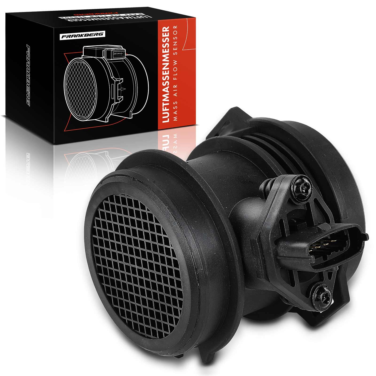 Frankberg Medidor de masa de aire caudalímetro de aire 5 Polos longitud | Compatible con: 9-3 YS3D