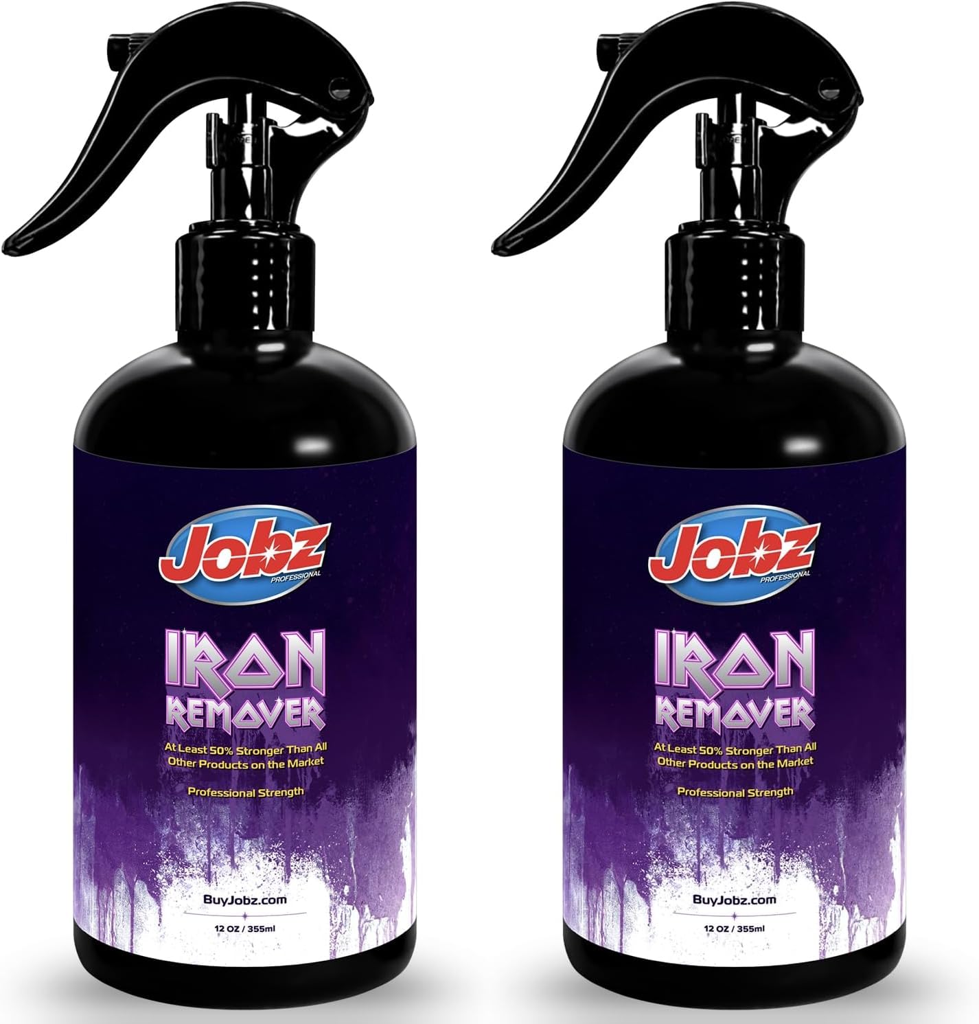 Jobz Professional Iron Remover and Rust Spot Spray for Car Detailing | 2 Pack | Effortlessly Eliminate Iron Deposits from Your Car's Paint | Strong Brake Rust and Vehicle Rust Remover