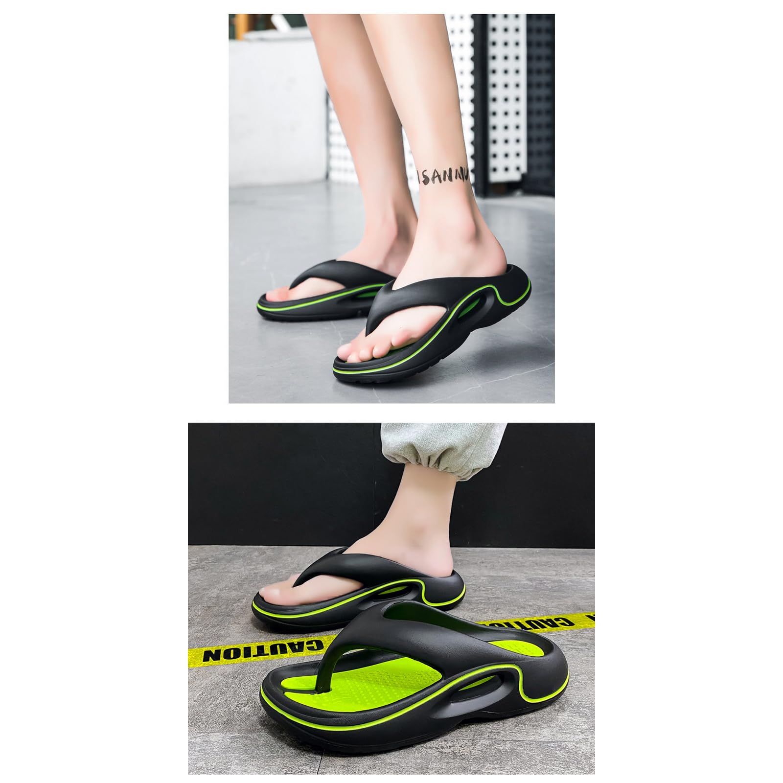 Infradito Uomo Donna Ciabatte Calzature per da Spiaggia Sport Estivi Sandali Antiscivolo di Grandi Dimensioni Uomini-Nero Viola-a-45-46