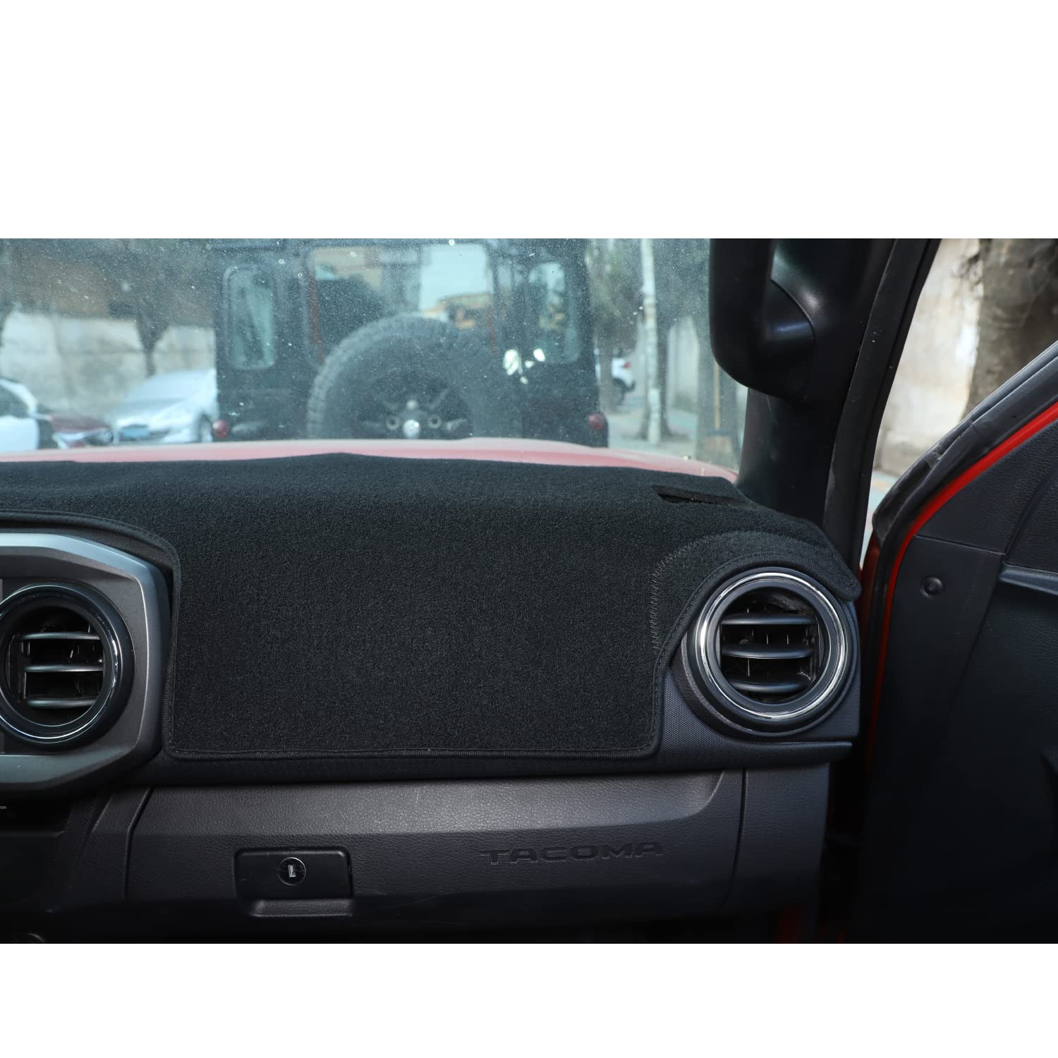 CHEAYAR Cubierta para salpicadero, tapete compatible con Toyota Tacoma2016-2021, tablero de salpicadero, tablero de salpicadero, protector de protección solar