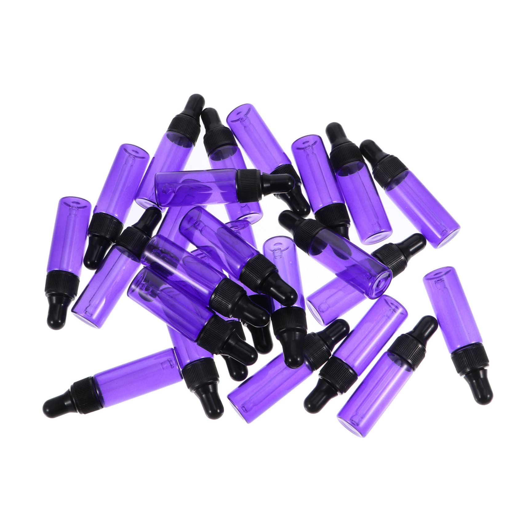 Mipcase 30pcs dispensing dropper bottle pack dropper bottle dropper vial perfume cosmetic glass bottle filling travel Cosmetic Subpackaging Bottle Empty Dropper Bottle