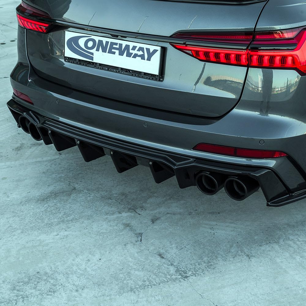 Heckdiffusor kompatibel mit AUDI S6 C8 Limousine–Avant 2019+