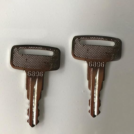 Heavy Equipment Ignition Keys 160431 0160431 6896 Compatible with Wacker Neuson Roller RT56 RT82, Manitou, Clarke, Linde, Polaris, Landpride Zero Turn Radius Mower